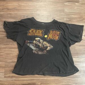 Vintage Ozzy Osbourne cropped tee